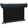 Auvent latéral de balcon 85x250 cm noir 