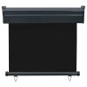 Auvent latéral de balcon 85x250 cm noir 