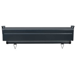 Auvent latéral de balcon 85x250 cm noir 