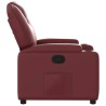 Fauteuil inclinable Rouge bordeaux Similicuir 