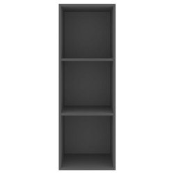 Meuble TV mural Gris 37x37x107 cm Bois d’ingénierie 