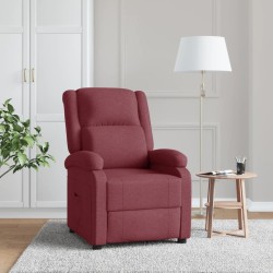 Fauteuil inclinable Rouge bordeaux Tissu 