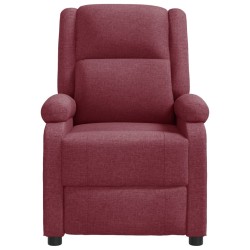 Fauteuil inclinable Rouge bordeaux Tissu 