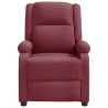 Fauteuil inclinable Rouge bordeaux Tissu 