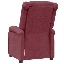 Fauteuil inclinable Rouge bordeaux Tissu 