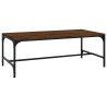 Table basse Chêne marron 80x50x35 cm Bois d'ingénierie 
