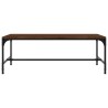Table basse Chêne marron 80x50x35 cm Bois d'ingénierie 