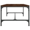 Table basse Chêne marron 80x50x35 cm Bois d'ingénierie 