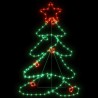 Figurine d'arbre de Noël avec 144 LED 88x56 cm 