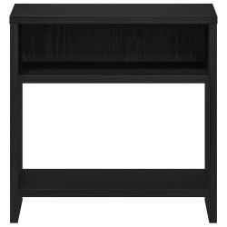 Tables de chevet 2pcs chêne noir 40x30x40cm bois d'ingénierie 