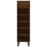 Meuble à chaussures chêne marron 30x35x105 cm bois d'ingénierie 