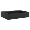 Vasque 50x38x11 cm fonte minérale/marbre noir mat 