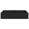Vasque 50x38x11 cm fonte minérale/marbre noir mat 