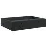 Vasque 50x38x11 cm fonte minérale/marbre noir mat 