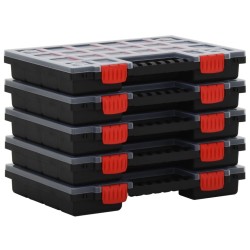 Boîtes d'assortiment 5 pcs 34,5x25x5 cm Polypropylène 
