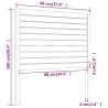 Tête de lit Marron miel 96x4x100 cm Bois massif de pin 