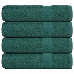 Serviettes de bain 4 pcs vert 100x150 cm 360 g/m² 100% coton 