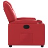 Fauteuil inclinable Rouge Similicuir 