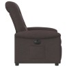 Fauteuil inclinable électrique Marron foncé Tissu 
