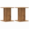 Supports pour plantes 2 pcs chêne artisanal bois d'ingénierie 