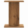 Supports pour plantes 2 pcs chêne artisanal bois d'ingénierie 