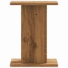 Supports pour plantes 2 pcs chêne artisanal bois d'ingénierie 
