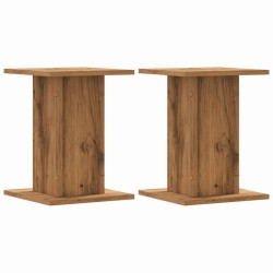 Supports de haut-parleurs 2 pcs chêne artisanal bois ingénierie 