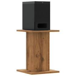 Supports de haut-parleurs 2 pcs chêne artisanal bois ingénierie 