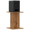 Supports de haut-parleurs 2 pcs chêne artisanal bois ingénierie 