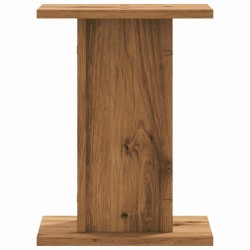 Supports de haut-parleurs 2 pcs chêne artisanal bois ingénierie 