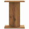 Supports de haut-parleurs 2 pcs chêne artisanal bois ingénierie 