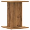 Supports de haut-parleurs 2 pcs chêne artisanal bois ingénierie 
