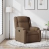 Fauteuil inclinable Marron Tissu 