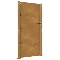 Portail de jardin 105x180 cm acier corten 