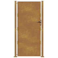Portail de jardin 105x180 cm acier corten 
