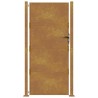 Portail de jardin 105x180 cm acier corten 