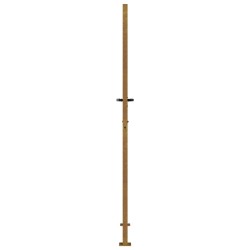 Portail de jardin 105x180 cm acier corten 