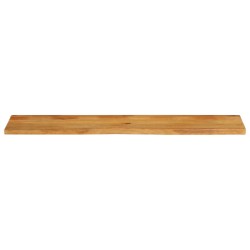 Dessus de table à bord vivant 180x40x3,8cm bois massif manguier 
