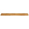 Dessus de table à bord vivant 180x40x3,8cm bois massif manguier 