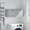 Armoire murale gris béton 80x36,5x35 cm bois d'ingénierie 