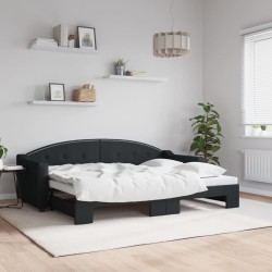 Lit de jour avec gigogne sans matelas 80x200 cm 