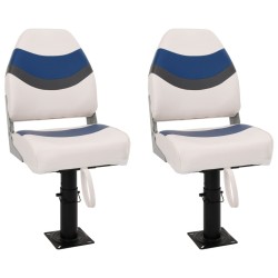 Ensemble de sièges de bateau pliables lot de 4 dossier haut 