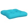 Coussins de palette lot de 3 turquoise tissu Oxford 