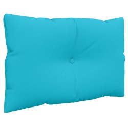 Coussins de palette lot de 3 turquoise tissu Oxford 