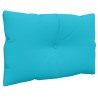 Coussins de palette lot de 3 turquoise tissu Oxford 