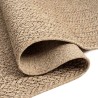 Tapis ZIZUR 120x120 cm aspect de jute intérieur et extérieur 