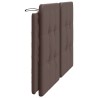 Coussin de tête de lit marron 160 cm similicuir 