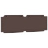 Coussin de tête de lit marron 160 cm similicuir 
