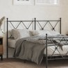 Tête de lit métal noir 137 cm 