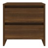 Table de chevet Chêne marron 45x34,5x44,5 cm bois d'ingénierie 